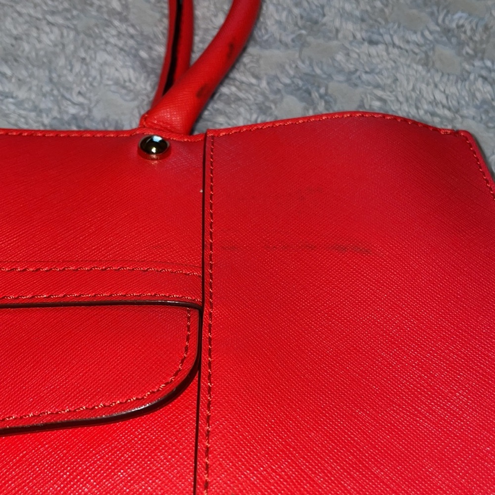 Rebecca Minkoff Red Carry All Bag - Picture 6 of 7